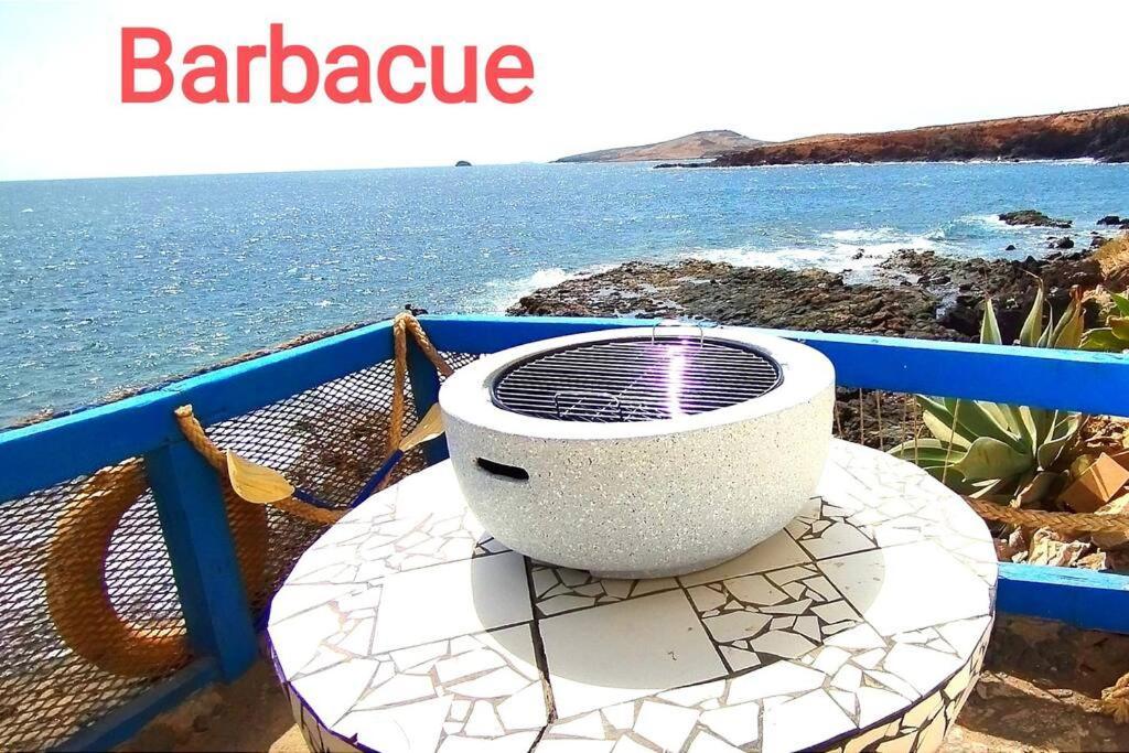 La Casa Con Terraza Privada Sobre El Mar Villa Телде Екстериор снимка